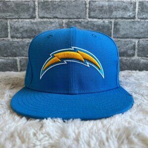 New Era Los Angeles Chargers Fitted Flatbill Hat